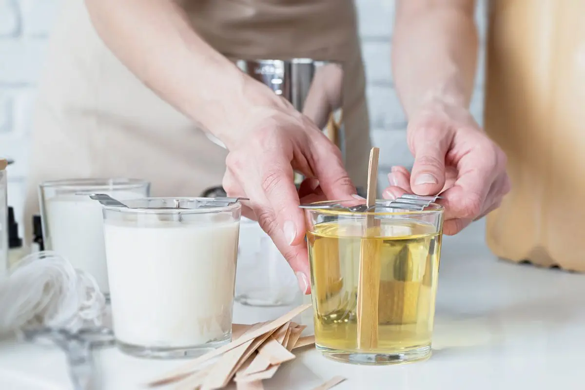 Vanilya kokulu doğal soya mumu yapımı