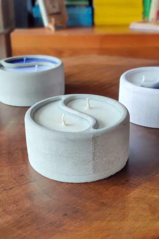 elya naturel beton mum denge