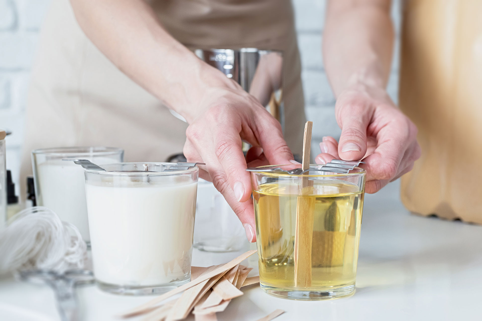 Vanilya kokulu doğal soya mumu yapımı