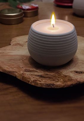 lavanta kokulu beton soya mumu